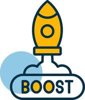 Boost Shapes Icon vector