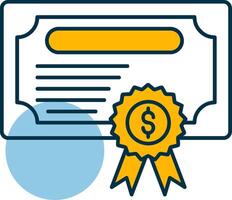 Certificate Shapes Icon vector