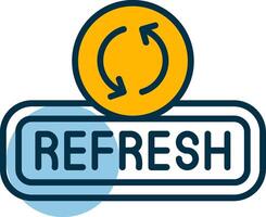 Refresh Shapes Icon vector
