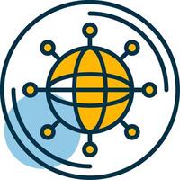 Internet Of Things Shapes Icon vector