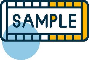Sample Shapes Icon vector