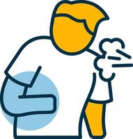 Cough Shapes Icon vector
