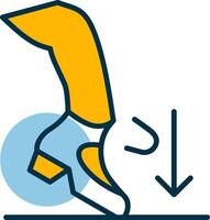 Ball Dig Shapes Icon vector