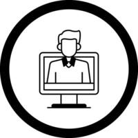 OnCircle Tutoring Circle Icon vector