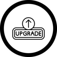 Upgrade Circle Icon vector