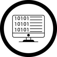 Code Circle Icon vector