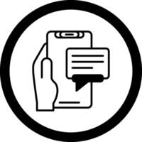 Message Circle Icon vector