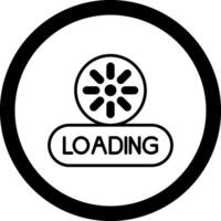 Loading Circle Icon vector