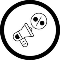 Promotion Circle Icon vector