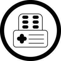 Pills Circle Icon vector