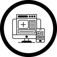 Responsive Circle Icon vector