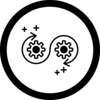 Devops Circle Icon vector