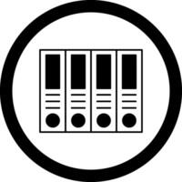 Archive Circle Icon vector