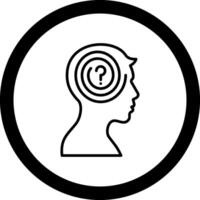 Confusion Circle Icon vector