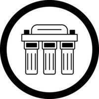 Water Filter Circle Icon vector