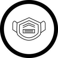 Mask Circle Icon vector