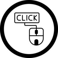 Click Circle Icon vector