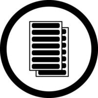 Daily Ledger Circle Icon vector