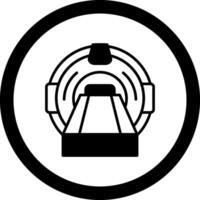 Mri Circle Icon vector