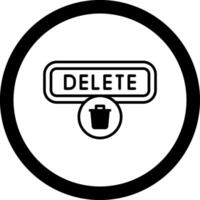 Delete Circle Icon vector