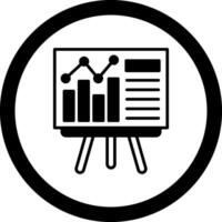Presentation Circle Icon vector