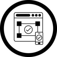 Accesibility Circle Icon vector