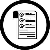 Checklist Circle Icon vector