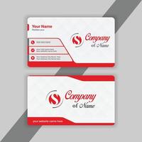 Modern, professional creative business card and name card, layout in square size. horizontal clean template design. vector