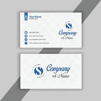 Modern, professional creative business card and name card, layout in square size. horizontal clean template design. vector