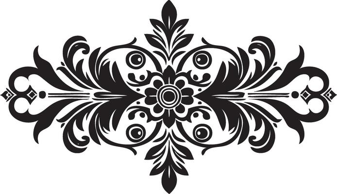 Ornament silhouette art illustration. floral vine, border, Black, Elements