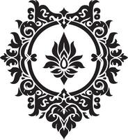 Ornament Visual arts, floral vine, border, Black, Elements vector