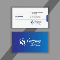 Modern, professional creative business card and name card, layout in square size. horizontal clean template design. vector