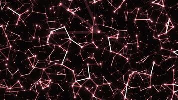 Current connection of red light, molecular pattern video
