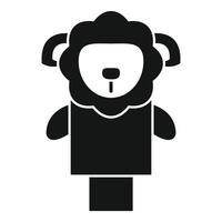 Puppet show lion character for entertaining children vector