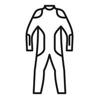 Protective suit offering safety and flexibility for professional divers vector
