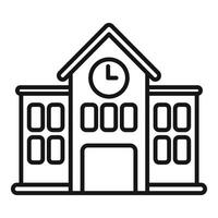 Big city hall building showing modern architecture vector