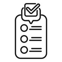 Smartphone showing validated checklist icon for app or website vector