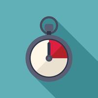 Stopwatch counting down time passing deadline approaching vector