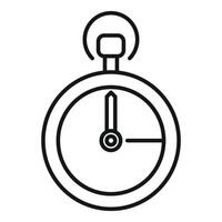 Stopwatch icon showing time passing with clock hands vector
