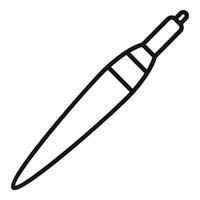 Electronic cigarette device for vaping icon vector