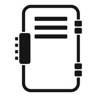 Electronic signature pad being used for document signing vector