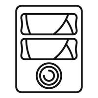 Crypto mining farm generating cryptocurrency icon vector