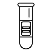 Laboratory is analyzing a test tube with a modern electronic pipette vector