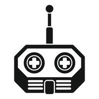 Remote control toy with antenna for playing games vector