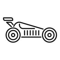 Radio controlled car model toy representing hobby and leisure vector
