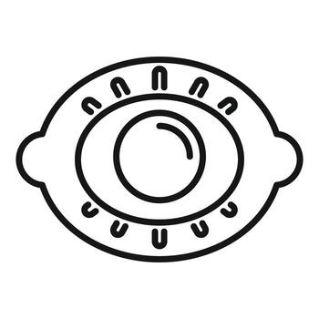 Spaceship porthole showing view of planet from space vector