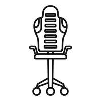 Ergonomic office chair with adjustable height for comfortable working position vector