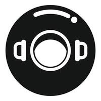 Round bathyscaphe for deep sea exploration taking tourists to the bottom of the ocean vector