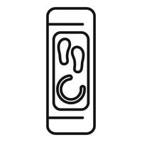 Virtual reality mat allowing user stepping and rotating 360 degrees icon vector