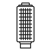 Car air filter removing dust particles while driving vector